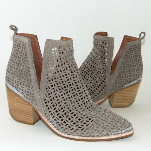 Jeffrey Campbell Shoes - JEFFREY CAMPBELL Cromwell C2 Laser Cut Bootie